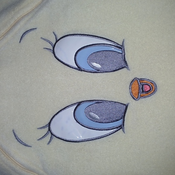 Vintage baby looney tunes tweety bird one piece warm pale yellow 0-6 months - Picture 3 of 11